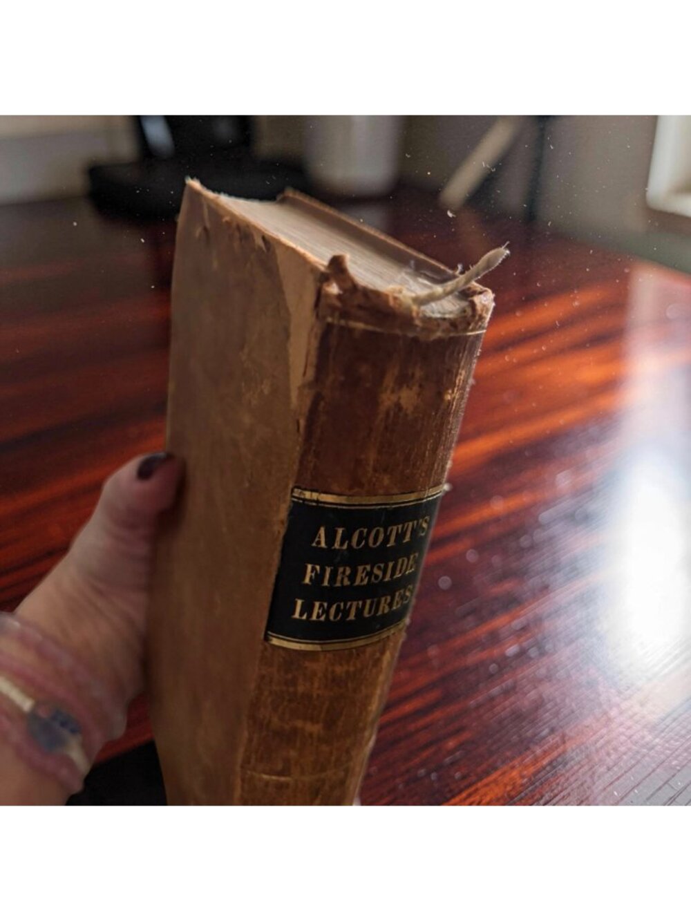 1850 Alcott Fireside Lectures Antique Book Ten Commandments Pre Civil War Boston - Picture 10 of 10